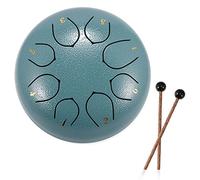 Tamburi a fessura, tamburo con linguetta in acciaio, tasto 8 toni D da 6 pollici, tamburo per paletta con bacchette, borsa, copertura per le dita, strumento a percussione per Natale