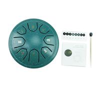 Tamburi A Fessura Tamburo In Lingua In Acciaio 4 5 Pollici A 8 Tono C Tamburo Per Mano Con Bacchette Set Strumento A Percussione Per Musica