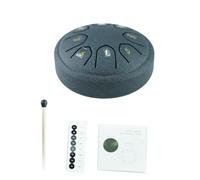 Tamburi A Fessura Tamburo In Lingua In Acciaio 4 5 Pollici A 8 Tono C Tamburo Per Mano Con Bacchette Set Strumento A Percussione Per Musica