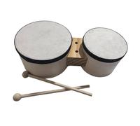 Tamburi bongo in legno da 5" e 6" portatili tradizionali per