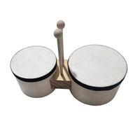 Tamburi Bongo -Legno | Tamburo Musicale Per Bambini | Strumento A Percussione Realistico - Portatile Realistico Educativo - Collezione Di Giocattoli Per Batteria Bongo | Per Bambini In Età Prescolare