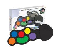 Tamburi Musicali per Bambini - Strumenti Musicali in Silicone con Otto Toni,Giochi da Tavolo con Tamburo a Dita Tascabile - per Donne Uomini Adulti Uso Interno Viaggio Casa Scuola esta Complea