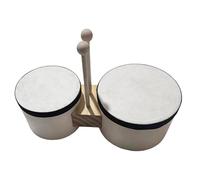 Tamburi per bongo, strumento a percussione realistico | tamburo per imparare la musica per bambini, per bambini in età prescolare, principianti dai 2 ai 4 anni, camera da letto, aula, palcoscenico