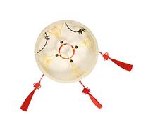 Tamburo a Cornice Sciamano Mano Strumento Percussione Tradizionale Cinese con Borsa per e Frusta