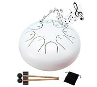 Tamburo a forma di lingua, in acciaio, a 8 toni, 15,2 cm, strumento musicale per esterni, per creare un'atmosfera tranquilla nel tuo giardino