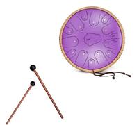 Tamburo A Lingua In Acciaio - 14 Pollici 15 Note Do Handpan Drum, Set Di Tamburi A Mano Per Strumenti Musicali A Percussione, Strumento A Percussione Professionale Handpan In Acciaio(D)