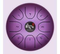 Tamburo a lingua in acciaio 8 note 5,5 pollici, tamburo a lingua professionale for bambini, strumento a percussione chiave C con borsa, libro di musica, mazze, regalo for meditazione, intrattenimento,