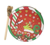Tamburo a mano a percussione sciamanica, Tamburo sciamanico | Tamburo guaritore del suono di Natale - Strumento sciamanico per musica spirituale, meditazione di riflessione, decorazione domestica