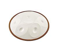 Tamburo a mano con custodia protettiva e borsa per terapia del suono, meditazione e yoga, realizzato in Colombia, acciaio di alta qualità per un tono puro, giada bianca (scala D integrale), garanzia