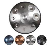 Tamburo a mano da 55,9 cm in re minore in acciaio, strumento musicale con borsa morbida e supporto, note 9/10/12 per rilassamento e meditazione