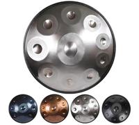 Tamburo a mano da 55,9 cm in re minore in acciaio, strumento musicale con borsa morbida e supporto, note 9/10/12 per rilassamento e meditazione