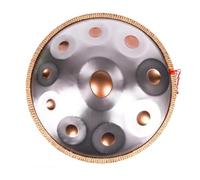 Tamburo a mano in acciaio, 55,9 cm, 12 note, per adulti e bambini, regalo perfetto per principianti per meditazione, include una borsa morbida per la mano a 440 Hz Tuning