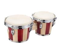 Tamburo A Mano In Legno Professionale Generico - Bongo Drum, Bongo Drum For Children - Bongos 6 Pollici E 7 Pollici Per Principianti Adulti, Facile Uso Di Strumenti