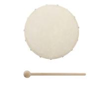 Tamburo a mano in legno - sciamano e adulti - Bongo Mini percussioni a mano | telaio da 10 pollici e 8 pollici per musica tribale, strumento musicale tradizionale,