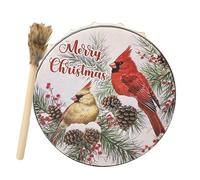 Tamburo a mano sciamanico, Tamburo a mano sciamanico | Strumento spirituale natalizio | Strumento sciamanico per musica spirituale, meditazione di riflessione, decorazione domestica