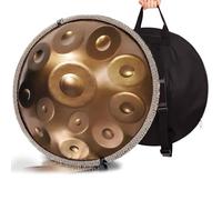 Tamburo A Percussione In Acciaio 432Hz/440Hz, Set Di Tamburi A Mano for Strumenti Musicali A Percussione A 9/10/12 Note, Strumento A Percussione A Mano Da 22 Pollici for Adulti(10 notes(432Hz))