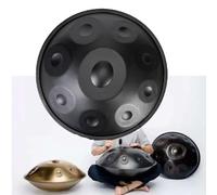 Tamburo A Percussione In Acciaio, Handpan Drum Curdo In Re Da 22 Pollici, Set Di Tamburi A Mano Per Strumenti Musicali A Percussione Da 9/10/12 Note(Black,9 notes(440Hz))
