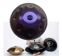 Tamburo A Percussione In Acciaio, Handpan Drum Curdo In Re Da 22 Pollici, Set Di Tamburi A Mano Per Strumenti Musicali A Percussione Da 9/10/12 Note(Purple,12 notes(440Hz))