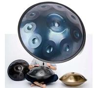 Tamburo A Percussione In Acciaio, Strumento Musicale Handpan Curdo Da 22 Pollici D, Tamburo In Acciaio Per Handpan A 10 Toni, Con Supporto Per Handpan, Per Appassionati Di Musica(10 notes(432Hz))