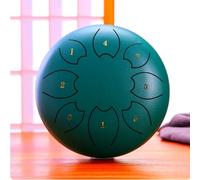 Tamburo A Pioggia Per Giardino Esterno, Tamburi Chakra In Acciaio Da 6 Pollici E 8 Note, Strumento A Percussione Portatile, Regalo Per Bambini, Batteria Per Principianti