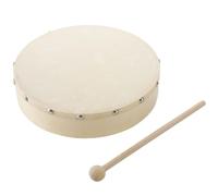 Tamburo a telaio in legno, con chiodi in schiuma, palmare pre-sintonizzato, diametro 25 cm, tamburo framme con strumento a percussione per strumenti musicali illuministici
