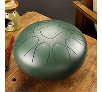 Tamburo ad aria 11 note da 12 pollici Strumento a percussione for tamburo ad aria a colori for principianti Disco manuale Linguetta in acciaio e linguette MOP (Color : D, Size : As show)