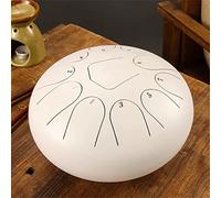 Tamburo ad aria 11 note da 12 pollici Strumento a percussione for tamburo ad aria a colori for principianti Disco manuale Linguetta in acciaio e linguette MOP (Color : E, Size : As show)