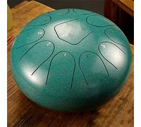 Tamburo ad aria 11 note da 12 pollici Strumento a percussione for tamburo ad aria a colori for principianti Disco manuale Linguetta in acciaio e linguette MOP (Color : Black, Size : As show)