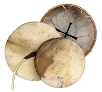 Tamburo africano Ø 60 cm tamburo a cornice rotonda pelle di capra Shaman Drum Percussion cerimonia strumento