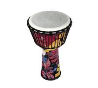 Tamburo Africano A Percussione In ABS Leggero Fatto A Mano Da 10,5 Pollici In Pelle Di Pecora Tamburo Africano per Principiante (Color : A)