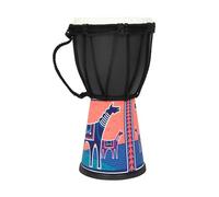 Tamburo africano con modello unico, tamburo a mano piccolo, strumento a percussione professionale, giocattolo ritmo per asilo