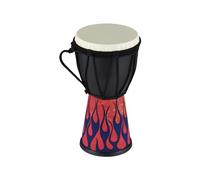 Tamburo africano da 4 pollici portatile leggero battendo a mano Bongo Drum per principianti Scuola Classi di musica Spettacoli Strumento musicale a percussione tradizionale