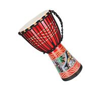 Tamburo Africano Di Pelle Di Pecora Di Mogano Fatto A Mano Tamburo Djembe A Percussione Con Base In Gomma Antiscivolo Tamburo Africano per Principiante (Color : 8 inch)