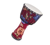 Tamburo Africano Regolabile Da 11 Pollici In PVC Tamburo Africano In Pelle Di Pecora Indonesiana Leggera In Tessuto Per Adulti Tamburo Africano per Principiante (Color : E)