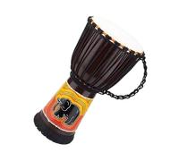 Tamburo Africano Standard Da 10 Pollici In Pelle Di Capra In Mogano Tamburo Africano Per Spettacoli Teatrali Per Adulti Tamburo Africano per Principiante (Color : A)