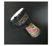 Tamburo Africano Standard Da 10 Pollici, Vecchio Tamburo In Pelle Di Capra Con Faccia Scavata A Mano, Tamburo Djembe Intagliato Tamburo Africano per Principiante