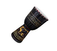 Tamburo Africano Strumento A Percussione Per Adulti Tamburello Con Testa Di Tamburo In Pelle Di Pecora Africana In Mogano Standard Da 12 Pollici (Color : E)