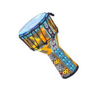 Tamburo Africano Tamburo A Mano Africano Leggero Con Corpo In Fibra Di Carbonio Polimerica Da 10,5 Pollici, Testa Del Tamburo In Pelle Di Pecora, Tamburo Africano (Color : A)