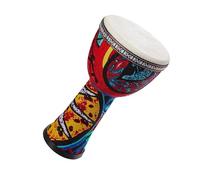 Tamburo Africano Tamburo Africano Da 8 Pollici Corpo Del Tamburo In PVC Superficie Del Tamburo In Pelle Di Capra Tamburo Per Applausi A Mano Leggero (Color : C)