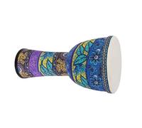 Tamburo Africano Testa Di Tamburo In Pelle Di Pecora Con Corpo In PVC Leggero Da 10 Pollici. Tamburo A Mano A Percussione Con Tamburo Africano Con Cinturino (Color : C)