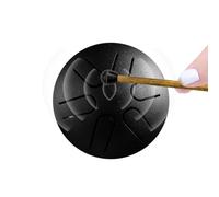 Tamburo antipioggia per esterni, tamburo per lingua, 6 note, strumento per meditazione, tamburo a pioggia da 3 pollici, strumento a tamburo in acciaio per bambini, zen, istruzione, campeggio