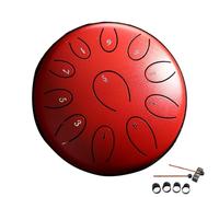 Tamburo antipioggia per giardino, 11 note, 14,4 cm, tamburo chakra