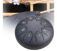 Tamburo antipioggia per giardino, campana antipioggia in acciaio da 6 pollici, 8 note, adatto per lezioni di musica, yoga, creazione di uno stato Zen, guarigione spirituale, concerti di