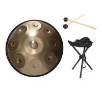 Tamburo Armonico Per Handpan In Re Minore 9 Note Tamburo Per Lingua In Acciaio Da 22 Pollici Con Borsa Morbida Per Handpan, Percussioni Armoniche Per La Guarigione Del Suono, La Meditazione Personale