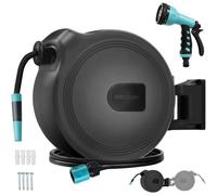 Tamburo avvolgitubo Cecotec HydroShell 20 portatile 20m SlowReturn, pistola 8 funzioni