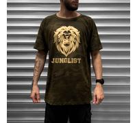 Tamburo & Basso Junglist Dnb T Shirt Dj Solido Stampa Oro Pioneer Dub (S - 3XL)