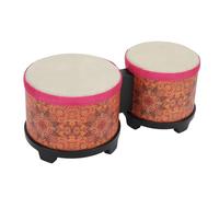 Tamburo Bongo, Set di Tamburo Bongo Combinato da 5 Pollici e 6 Pollici a Mano Dal Suono Pieno e Pieno Strumento di Accompagnamento a Percussione Manuale Unico per