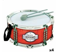 Tamburo Bontempi Plastica 30,5 x 13,5 x 30,5 cm [4 Unità]