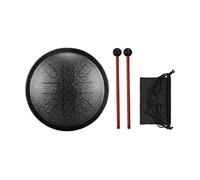 Tamburo con lingua in acciaio da 10 pollici Strumento a percussione con tamburo da viaggio a 8 note con mazze for la meditazione Yoga (Color : E)