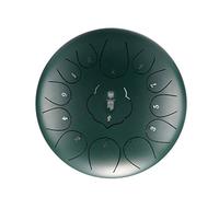 Tamburo con lingua in acciaio da 12 pollici a 13 toni Mini tamburo a mano e bacchette Strumento a percussione Pratica yoga rilassante (Color : Black)